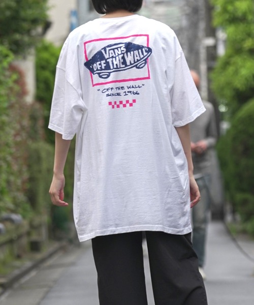 VANS(バンズ)の「【VANS】ブランドロゴバックプリントTシャツ SKETCHY PAST SS(Tシャツ/カットソー・メンズ・ホワイト/ブラック・S/M/L/XL)」の13枚目の写真