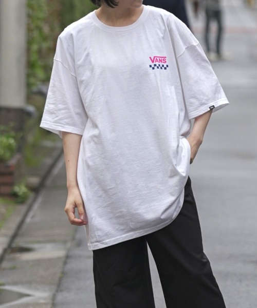 VANS(バンズ)の「【VANS】ブランドロゴバックプリントTシャツ SKETCHY PAST SS(Tシャツ/カットソー・メンズ・ホワイト/ブラック・S/M/L/XL)」の18枚目の写真