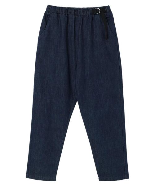AMERICAN HOLIC（アメリカンホリック）の「サイドベルトワイドパンツ（デニムパンツ・レディース・ワンウォッシュ・S/M/L）」の4枚目の写真