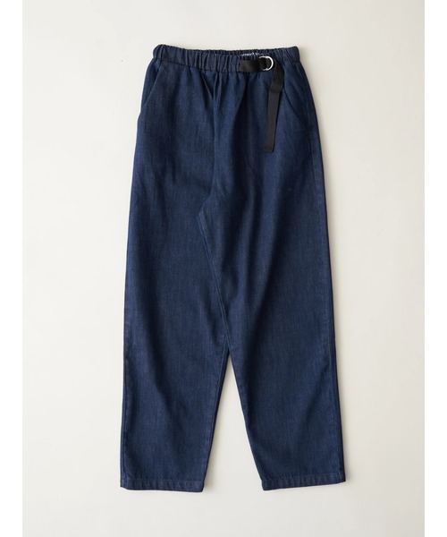 AMERICAN HOLIC（アメリカンホリック）の「サイドベルトワイドパンツ（デニムパンツ・レディース・ワンウォッシュ・S/M/L）」の2枚目の写真