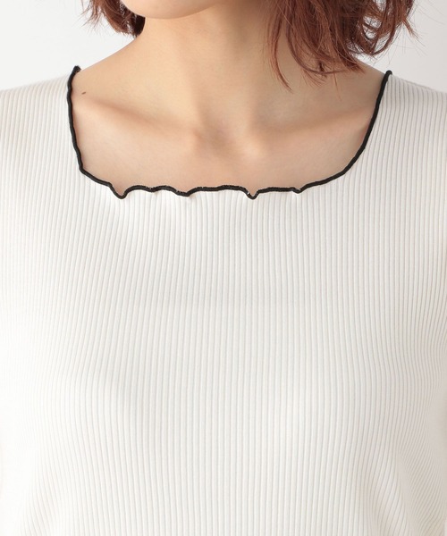 GLOBAL WORK（グローバルワーク）の「Beauteeメローリブタンク/276052（タンクトップ・レディース・アイボリー/オリーブ/モカ/ブラック・MEDIUM/LARGE）」の15枚目の写真