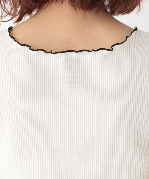 GLOBAL WORK（グローバルワーク）の「Beauteeメローリブタンク/276052（タンクトップ・レディース・アイボリー/オリーブ/モカ/ブラック・MEDIUM/LARGE）」の18枚目の写真