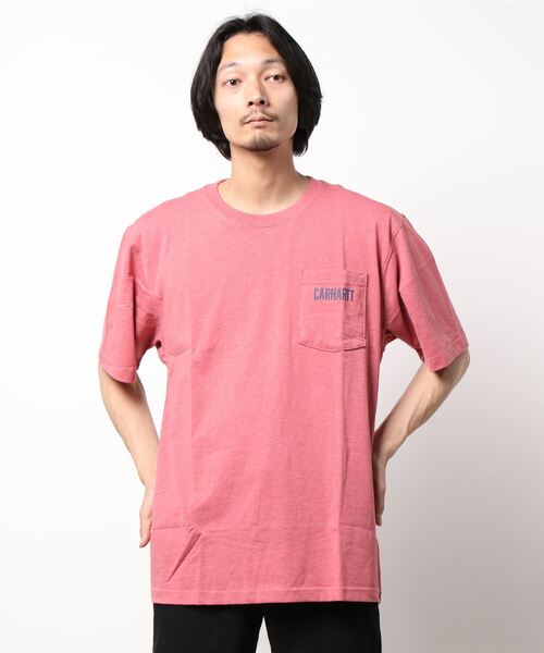 【Carhartt/カーハート】carhartt S/S POCKET CARHARTT C GRAPHIC TEE(UN)（Tシャツ/カットソー）｜Carhartt（カーハート）