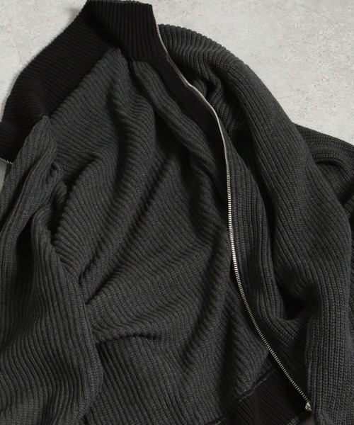 NILWAY(ニルウェイ)の「ニットカーディガン(カーディガン/ボレロ・メンズ・グレイッシュベージュ・LARGE)」の9枚目の写真