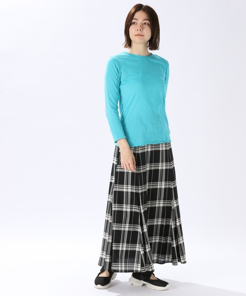 niko and...（ニコアンド）の「チェックマーメイドスカート（スカート・レディース・オリーブ/ネイビー/ブラック・MEDIUM/LARGE）」の7枚目の写真