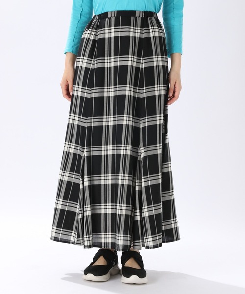 niko and（ニコアンド）の「チェックマーメイドスカート（スカート