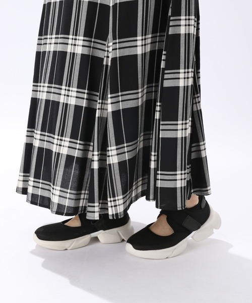 niko and...（ニコアンド）の「チェックマーメイドスカート（スカート・レディース・オリーブ/ネイビー/ブラック・MEDIUM/LARGE）」の8枚目の写真