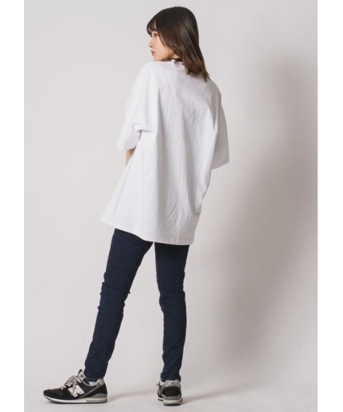 RE730(アールイーセブンサーティー)の「RE730 かわいいなみおくん アルファベット半袖ビッグシルエットTシャツ(Tシャツ/カットソー・メンズ・ブラック/オフホワイト・MEDIUM/LARGE/X-LARGE)」の13枚目の写真