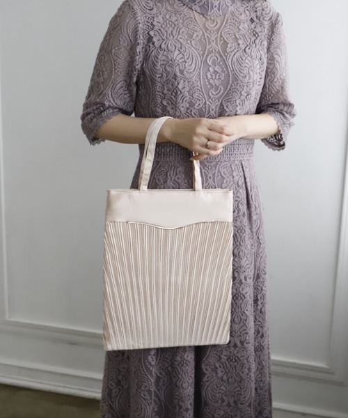 Cupid Heart(キューピッドハート)の「【Cupid Heart】結婚式BAG ステップサブバッグ(エコバッグ/サブバッグ・レディース・グレー/ブラック/ベージュ・MEDIUM)」の14枚目の写真