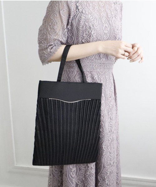 Cupid Heart(キューピッドハート)の「【Cupid Heart】結婚式BAG ステップサブバッグ(エコバッグ/サブバッグ・レディース・グレー/ブラック/ベージュ・MEDIUM)」の5枚目の写真