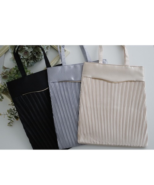 Cupid Heart(キューピッドハート)の「【Cupid Heart】結婚式BAG ステップサブバッグ(エコバッグ/サブバッグ・レディース・グレー/ブラック/ベージュ・MEDIUM)」の6枚目の写真