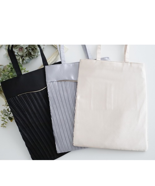 Cupid Heart(キューピッドハート)の「【Cupid Heart】結婚式BAG ステップサブバッグ(エコバッグ/サブバッグ・レディース・グレー/ブラック/ベージュ・MEDIUM)」の7枚目の写真