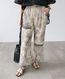 ＡＮＤＪ | 【2022/SS】ニュアンス柄ストレートイージーパンツ(その他パンツ)