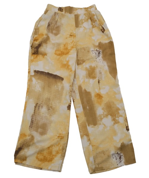 ＡＮＤＪ（アンドジェイ）の「ニュアンス柄ストレートイージーパンツ（その他パンツ・レディース・イエロー/グレー/オレンジ・M）」の8枚目の写真