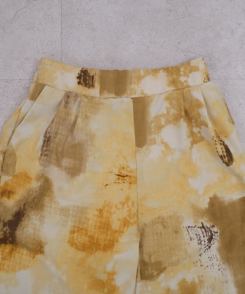 ＡＮＤＪ（アンドジェイ）の「ニュアンス柄ストレートイージーパンツ（その他パンツ・レディース・イエロー/グレー/オレンジ・M）」の12枚目の写真