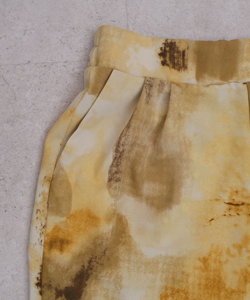 ＡＮＤＪ（アンドジェイ）の「ニュアンス柄ストレートイージーパンツ（その他パンツ・レディース・イエロー/グレー/オレンジ・M）」の15枚目の写真