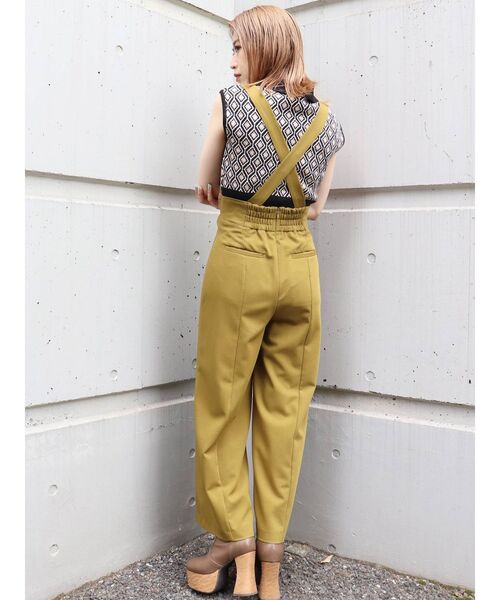 MURUA（ムルーア）の「ビットサスペンダーパンツ（スラックス