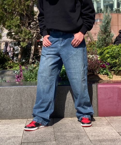 セール】SOUTHPOLE / 極太シルエット バギーデニムパンツ（デニム