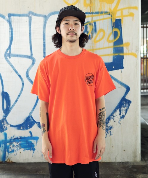 SANTA CRUZ(サンタクルーズ)の「SANTA CRUZ / サンタクルーズ Opus Dot S/S Regular T-Shirt 半袖 クルーネック ロゴ Tシャツ(Tシャツ/カットソー・メンズ・ブラック/オレンジ・MEDIUM/LARGE/X-LARGE/XX-LARGE)」の7枚目の写真