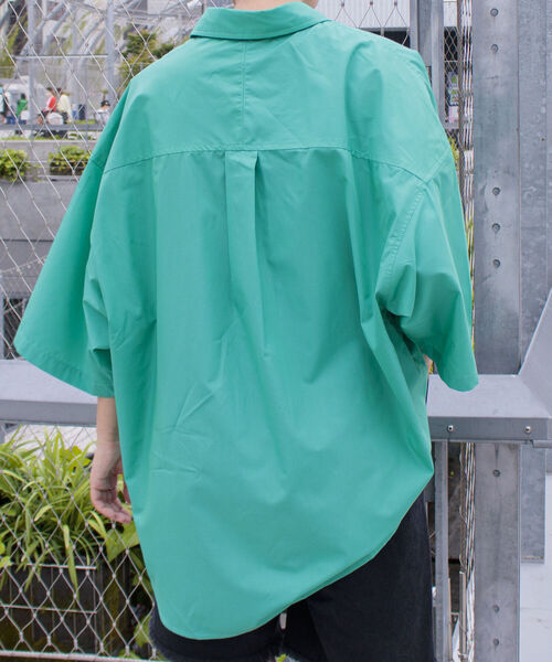 FREDY MAC（フレディーマック）の「【FREDYMAC/フレディマック】ワンポイント レトロフラワー刺繍 レギュラーカラーシャツ 花柄（シャツ/ブラウス・メンズ・グリーン/ブルー/オレンジ・M/L）」の10枚目の写真