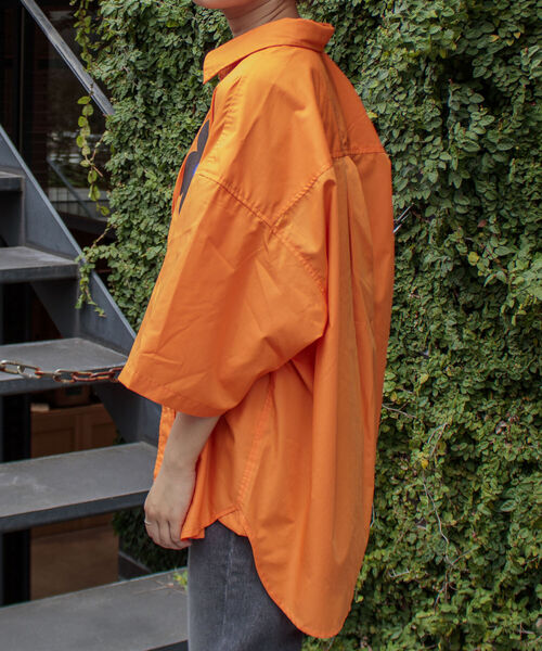 FREDY MAC（フレディーマック）の「【FREDYMAC/フレディマック】ワンポイント レトロフラワー刺繍 レギュラーカラーシャツ 花柄（シャツ/ブラウス・メンズ・グリーン/ブルー/オレンジ・M/L）」の17枚目の写真