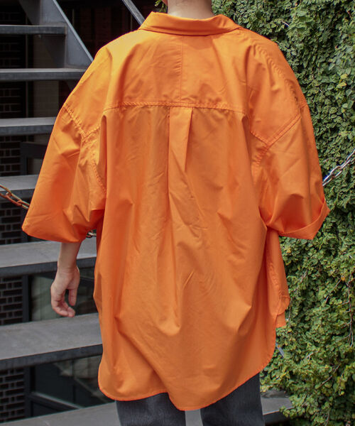 FREDY MAC（フレディーマック）の「【FREDYMAC/フレディマック】ワンポイント レトロフラワー刺繍 レギュラーカラーシャツ 花柄（シャツ/ブラウス・メンズ・グリーン/ブルー/オレンジ・M/L）」の19枚目の写真