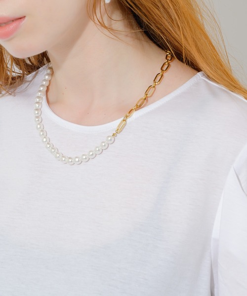 Paradise Picnic(パラダイスピクニック)の「マーセライズコットンパフT(Tシャツ/カットソー・レディース・ホワイト/チャコールグレー/ブルー・FREE)」の6枚目の写真