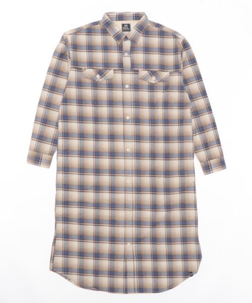 KRIFF MAYER Lady's Collection（クリフメイヤーレディースコレクション）の「ビエラチェックワンピース（シャツワンピース・レディース・ネイビー/レッド/グリーン/オートミール・MEDIUM/LARGE）」の16枚目の写真