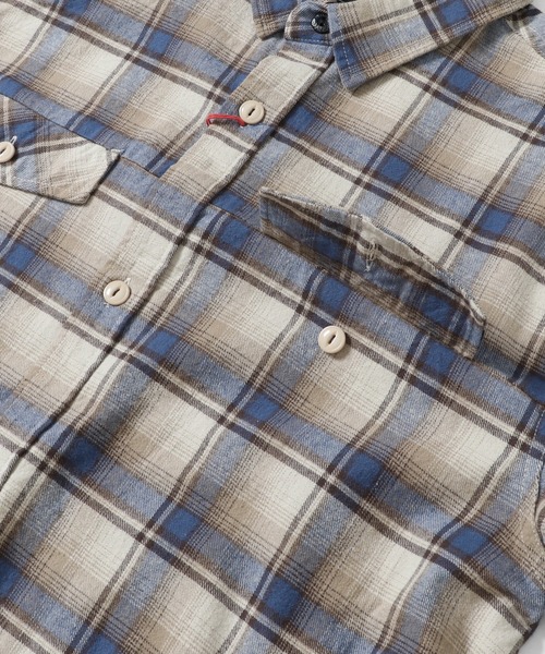 KRIFF MAYER Lady's Collection（クリフメイヤーレディースコレクション）の「ビエラチェックワンピース（シャツワンピース・レディース・ネイビー/レッド/グリーン/オートミール・MEDIUM/LARGE）」の8枚目の写真