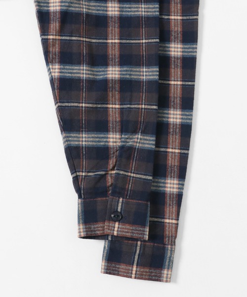 KRIFF MAYER Lady's Collection（クリフメイヤーレディースコレクション）の「ビエラチェックワンピース（シャツワンピース・レディース・ネイビー/レッド/グリーン/オートミール・MEDIUM/LARGE）」の9枚目の写真