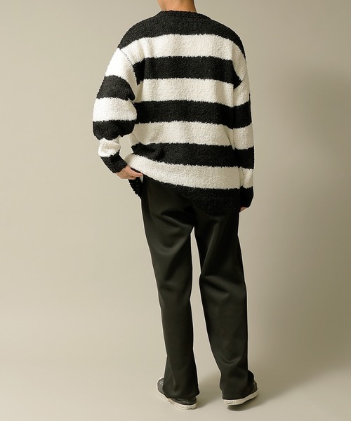 SY32 Lサイズ　ブラック　BORDER SWEATER 26,400円 SY32 Lサイズ ブラック BORDER SWEATER 26,400円 SY32 Lサイズ