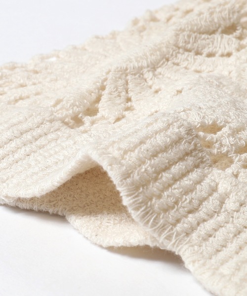 coca（coca）（コカ）の「クロップド丈クロシェカーディガン（カーディガン/ボレロ・レディース・アイボリー/ブラック/ダークベージュ/ダークブラウン・ONE SIZE）」の20枚目の写真