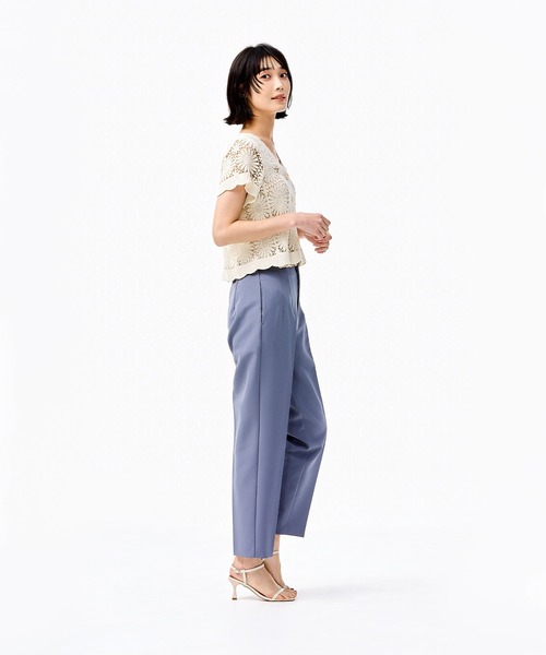 coca(coca)(コカ)の「\26ss 新色追加/ クロップド丈クロシェカーディガン(カーディガン/ボレロ・レディース・アイボリー/ブラック/ダークベージュ/ダークブラウン/チャコール・ONE SIZE)」の7枚目の写真