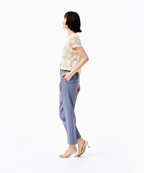 coca(coca)(コカ)の「\26ss 新色追加/ クロップド丈クロシェカーディガン(カーディガン/ボレロ・レディース・アイボリー/ブラック/ダークベージュ/ダークブラウン/チャコール・ONE SIZE)」の10枚目の写真