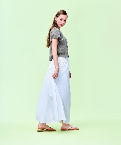 coca(coca)(コカ)の「\26ss 新色追加/ クロップド丈クロシェカーディガン(カーディガン/ボレロ・レディース・アイボリー/ブラック/ダークベージュ/ダークブラウン/チャコール・ONE SIZE)」の20枚目の写真