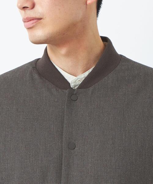 green label relaxing（グリーンレーベルリラクシング）の「＜green label relaxing＞ シンサレート アワード ジャケット（スタジャン・メンズ・ブラック/ダークブラウン/ネイビー・S/M/L/XL）」の16枚目の写真