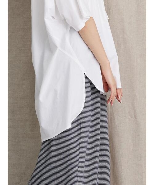 AMERICAN HOLIC（アメリカンホリック）の「バックリボンチュニック（Tシャツ/カットソー・レディース・ブラック/オフホワイト/キャメル・M/L）」の22枚目の写真