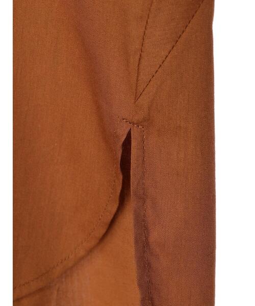 AMERICAN HOLIC（アメリカンホリック）の「バックリボンチュニック（Tシャツ/カットソー・レディース・ブラック/オフホワイト/キャメル・M/L）」の8枚目の写真