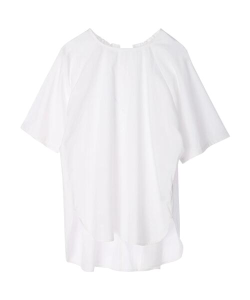 AMERICAN HOLIC（アメリカンホリック）の「バックリボンチュニック（Tシャツ/カットソー・レディース・ブラック/オフホワイト/キャメル・M/L）」の11枚目の写真