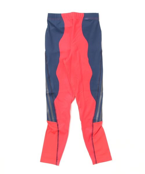 adidas（アディダス）の「アディダス adidas マリメッコ ラン アイコン スリーストライプス 7/8丈_ランニングタイツ（タイツ/ストッキング・レディース・ネイビー/レッド・S/L/M）」の2枚目の写真