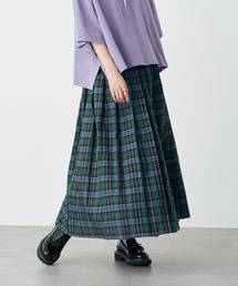 earth music&ecology | チェックスリットプリーツスカート(スカート)