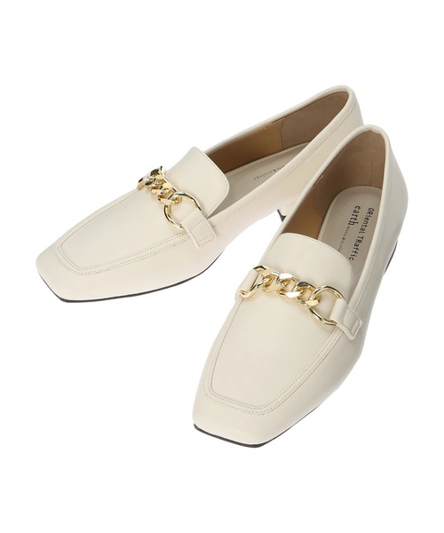 ORiental TRaffic（オリエンタルトラフィック）の「ORiental Traffic モチーフローファー（ローファー・レディース・ブラック/アイボリー/イエロー・35/38/39/37/36）」の10枚目の写真