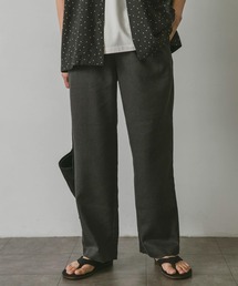 URBAN RESEARCH DOORS | リネンブレンドリラックスワイドパンツ(その他パンツ)
