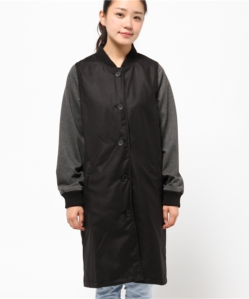 WHO'S WHO gallery（フーズフーギャラリー）の「【SMOOZZYS】ロングスタジャン（その他アウター・レディース・ネイビー/ブラック・FREE）」の6枚目の写真