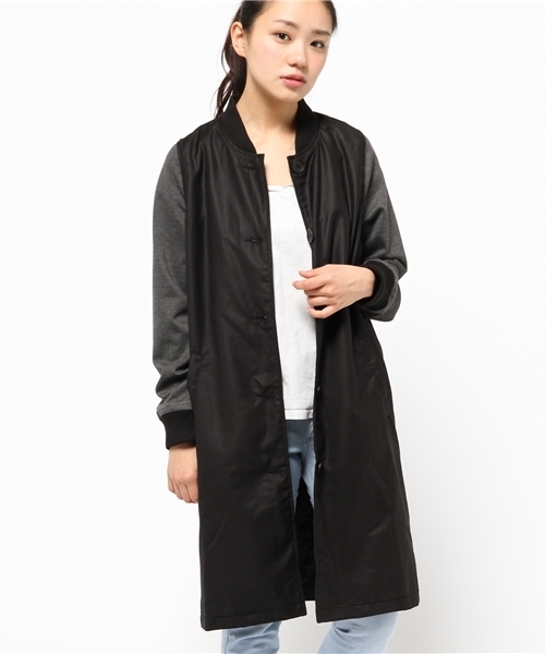 WHO'S WHO gallery（フーズフーギャラリー）の「【SMOOZZYS】ロングスタジャン（その他アウター・レディース・ネイビー/ブラック・FREE）」の15枚目の写真