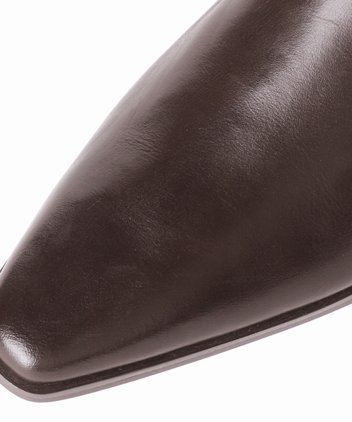 GRISE（グリーズ）の「GRISEレザーワイドシャフトフラットロングブーツ