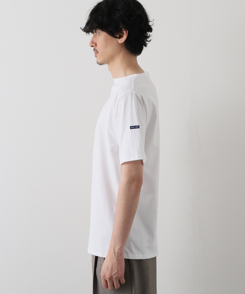 SAINT JAMES(セントジェームス)の「【SAINT JAMES / セント ジェームス】 PIRIAC SOLID ムジ(Tシャツ/カットソー・メンズ・ホワイト・6/5)」の16枚目の写真