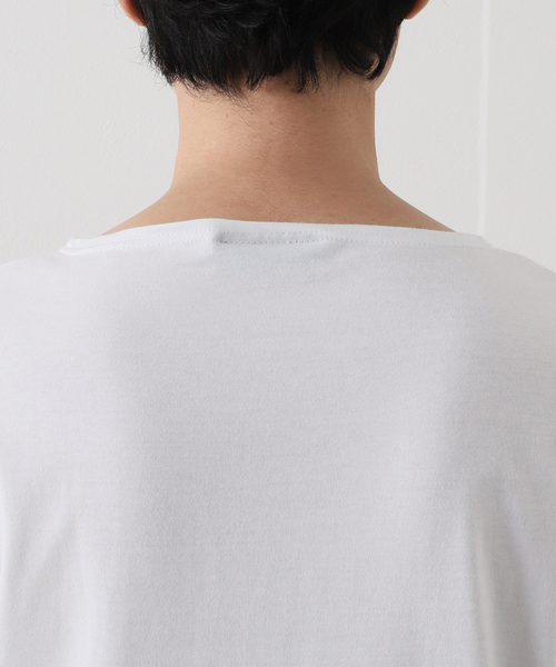 SAINT JAMES(セントジェームス)の「【SAINT JAMES / セント ジェームス】 PIRIAC SOLID ムジ(Tシャツ/カットソー・メンズ・ホワイト・6/5)」の13枚目の写真