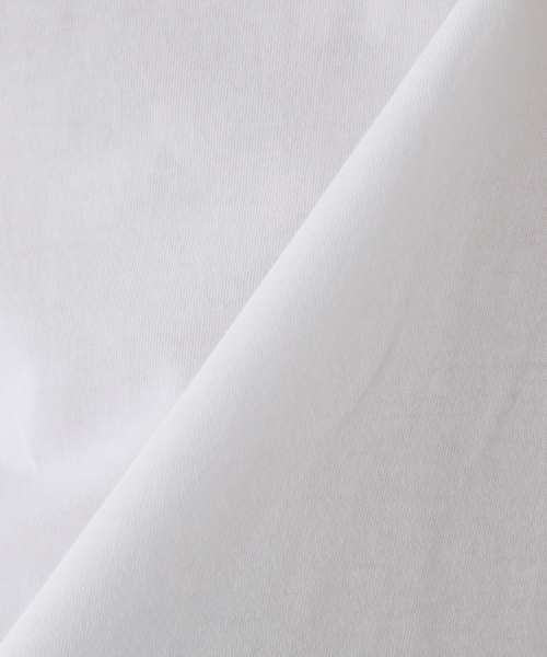 SAINT JAMES(セントジェームス)の「【SAINT JAMES / セント ジェームス】 PIRIAC SOLID ムジ(Tシャツ/カットソー・メンズ・ホワイト・6/5)」の4枚目の写真