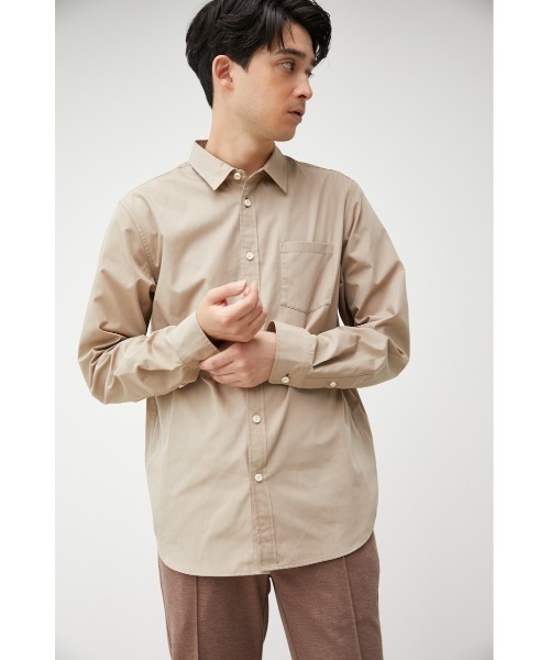 AZUL by moussy(アズールバイマウジー)の「REPUR BASIC SHIRT/リピュールベーシックシャツ(シャツ/ブラウス・メンズ・ベージュ/カーキ/ホワイト・LARGE/SMALL/MEDIUM)」の14枚目の写真